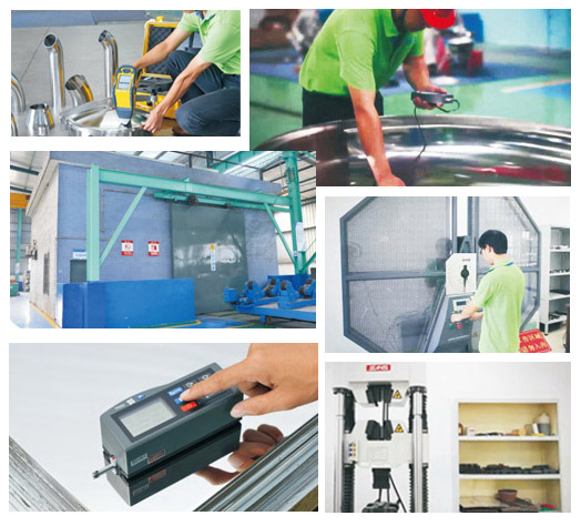 質(zhì)量方針：質(zhì)量第一，團(tuán)隊(duì)管理，貼心服務(wù)，顧客滿意！         公司按照ISO9001質(zhì)量保證體系和行業(yè)標(biāo)準(zhǔn)嚴(yán)格控制產(chǎn)品質(zhì)量，采取一系列先進(jìn)手段進(jìn)行過程控制，遵照國際最為先進(jìn)的行業(yè)規(guī)范要求，設(shè)計(jì)、選材、制造、組裝、運(yùn)行，每個(gè)環(huán)節(jié)無不經(jīng)過嚴(yán)格的檢測程序，精益求精，將每道工序控制得異常嚴(yán)密，產(chǎn)品質(zhì)量得到可靠保證。      公司擁有一批先進(jìn)的工裝設(shè)備，其中有： 龍門式數(shù)控激光切割下料機(jī)（德國機(jī)頭） 數(shù)控管子切割機(jī)（德國Orbitalum） 數(shù)控等離子自動焊機(jī)（臺灣機(jī)臺，德國焊機(jī)） 管子自動焊機(jī)（德國Orbitalum） 全位置自動管管焊機(jī)（華恒） 琴鍵式壓緊縱縫專機(jī)（華恒機(jī)臺，德國焊機(jī)） 等離子環(huán)縫專機(jī)（華恒機(jī)臺，德國焊機(jī)） 管-法蘭自動焊機(jī) 長軸卷板機(jī) 自動拋光機(jī) 自動旋邊機(jī) 剪板機(jī) ……                 	 公司擁有一批先進(jìn)的檢驗(yàn)檢測裝備，其中有： 光譜儀（美國Niton） 內(nèi)窺鏡（美國） 表面粗糙度儀 X射線探傷機(jī)